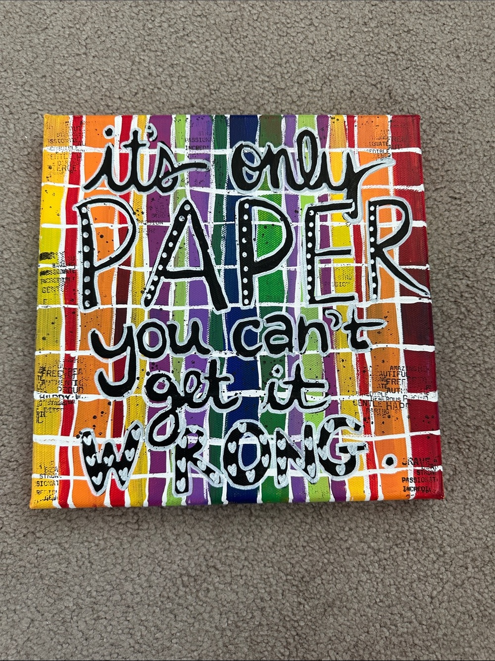 Canvas painting